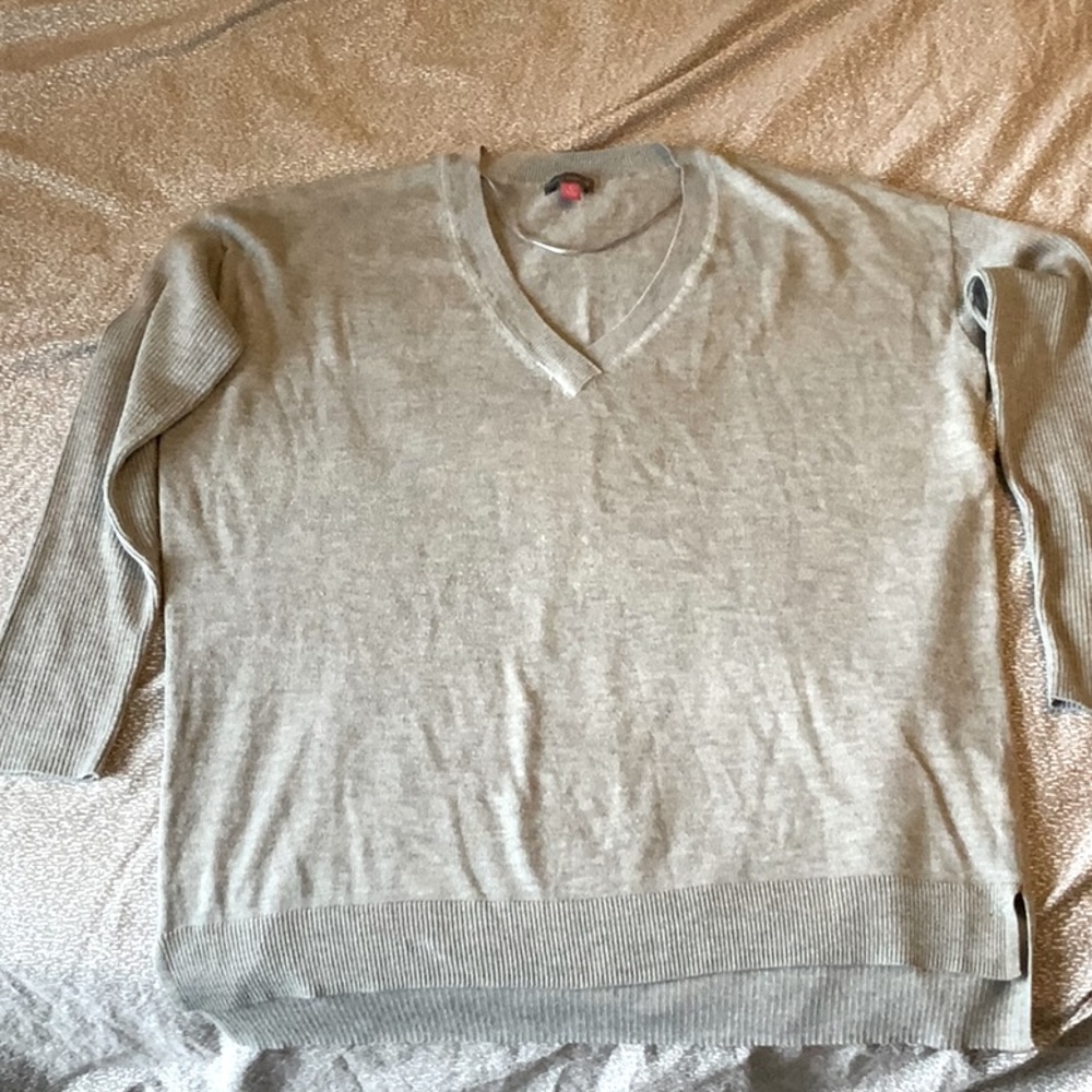 Gray lightweight sweater